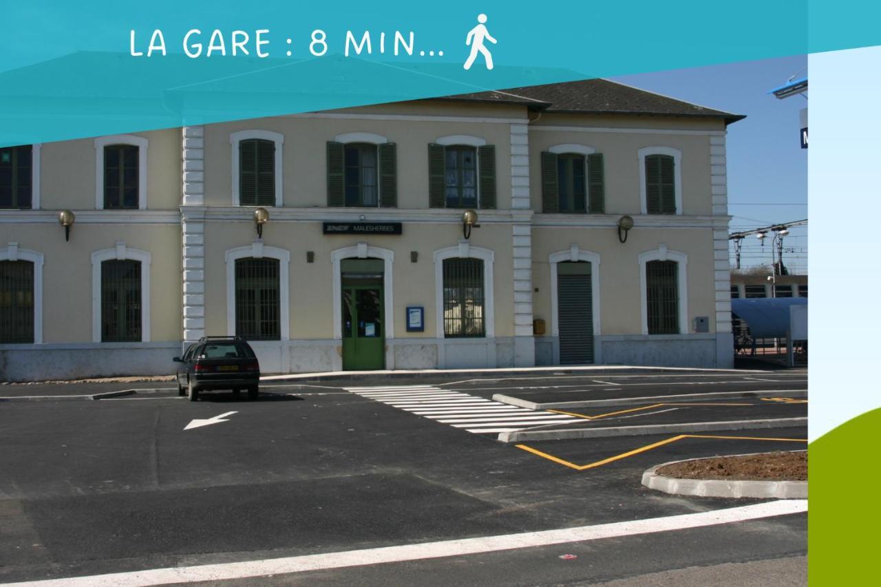 L'Emeraude Rez-De-Chaussee - Parking Prive -Zapart'Hotels Malesherbes Buitenkant foto